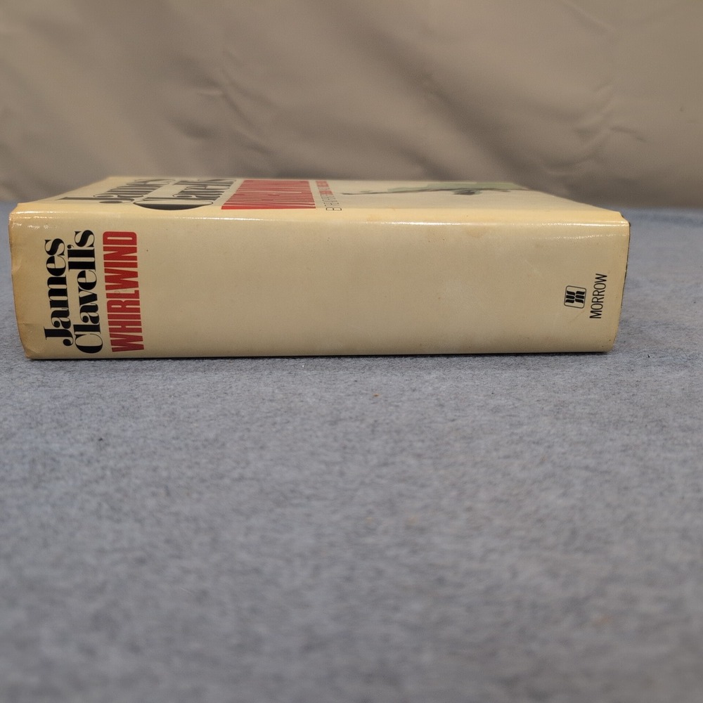James Clavell, Whirlwind First Edition,‎ First Printing 1986 Hardcover Morrow - Picture 2 of 7